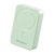 Power bank, mágneses (vezeték nélküli), 20.000mAh, VERBATIM "Charge n Go Essentials", zöld